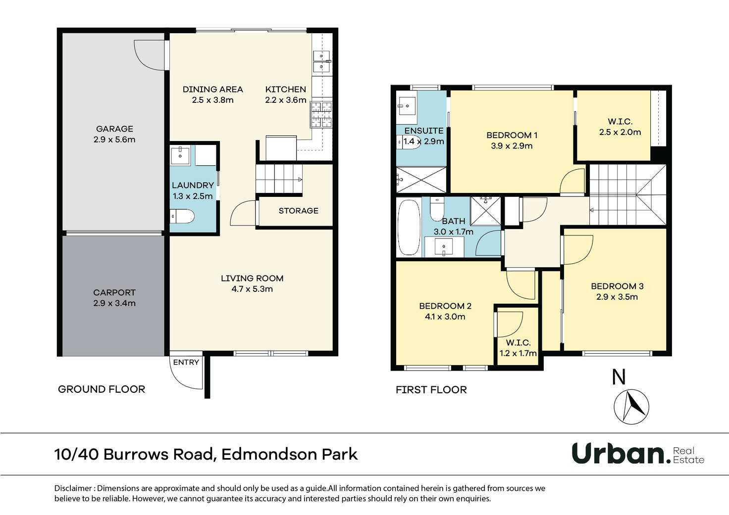 Floorplan of Homely house listing, 10/40 Burrows Avenue, Edmondson Park NSW 2174