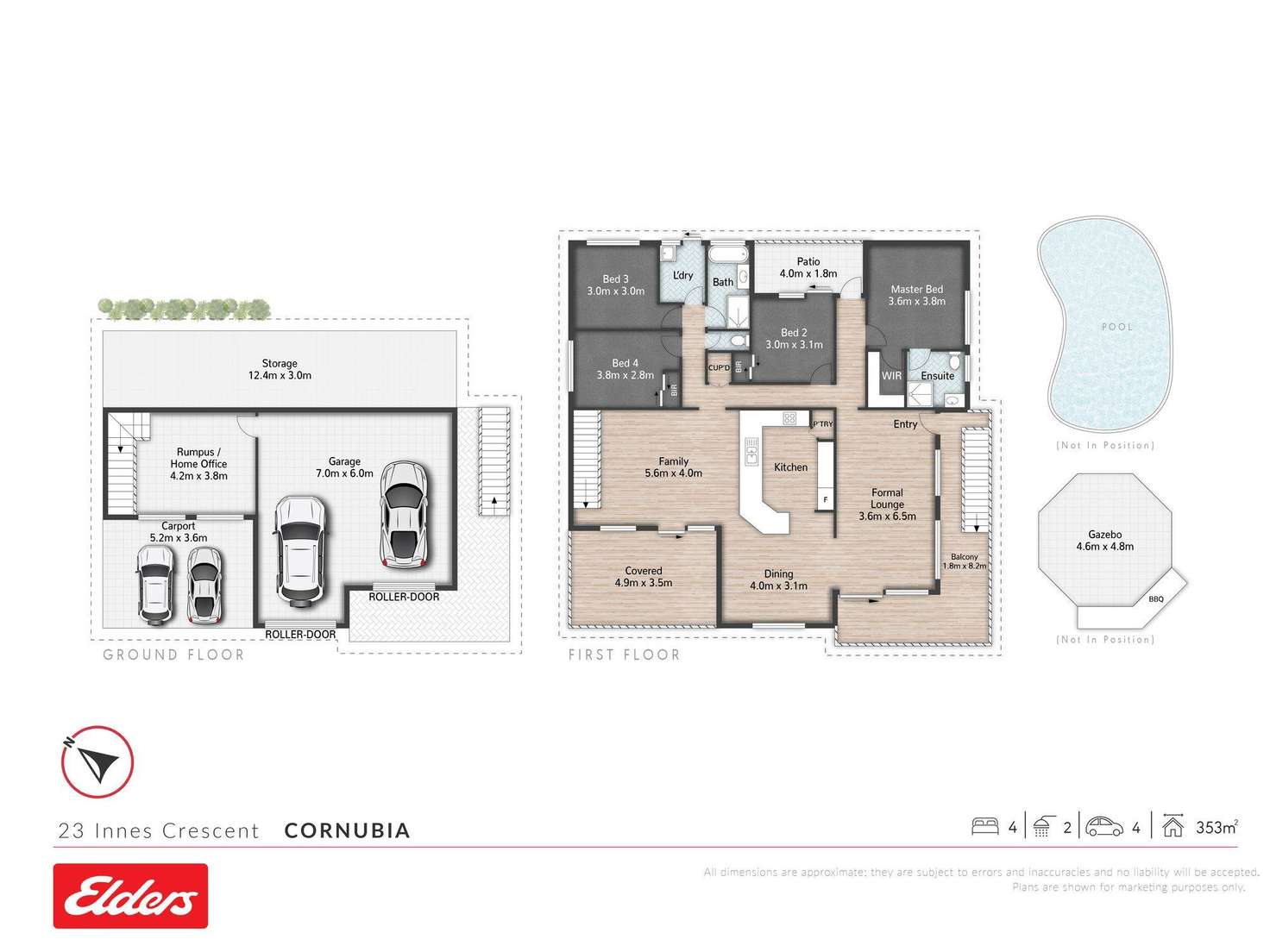 Floorplan of Homely house listing, 23 Innes Crescent, Cornubia QLD 4130