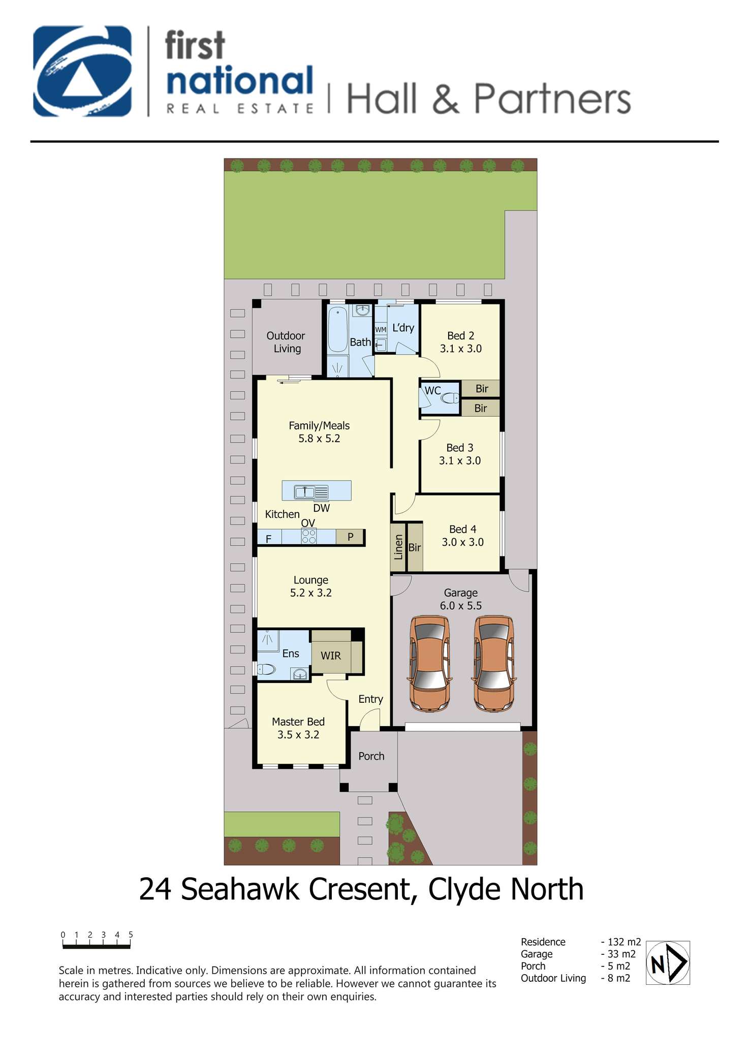 Floorplan of Homely house listing, 24 Seahawk Crescent, Clyde North VIC 3978
