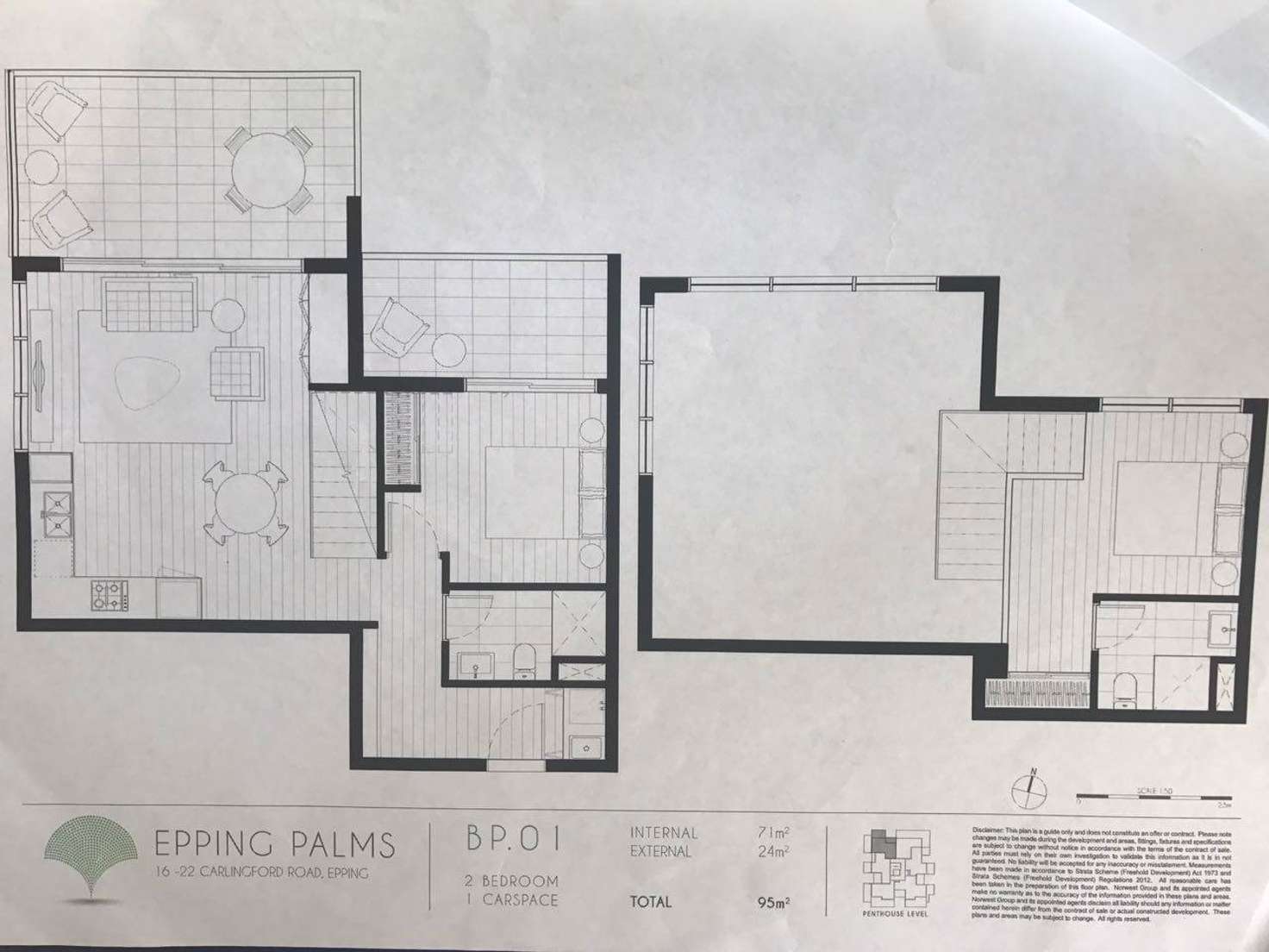 Floorplan of Homely apartment listing, 401/18 Carlingford Road, Epping NSW 2121