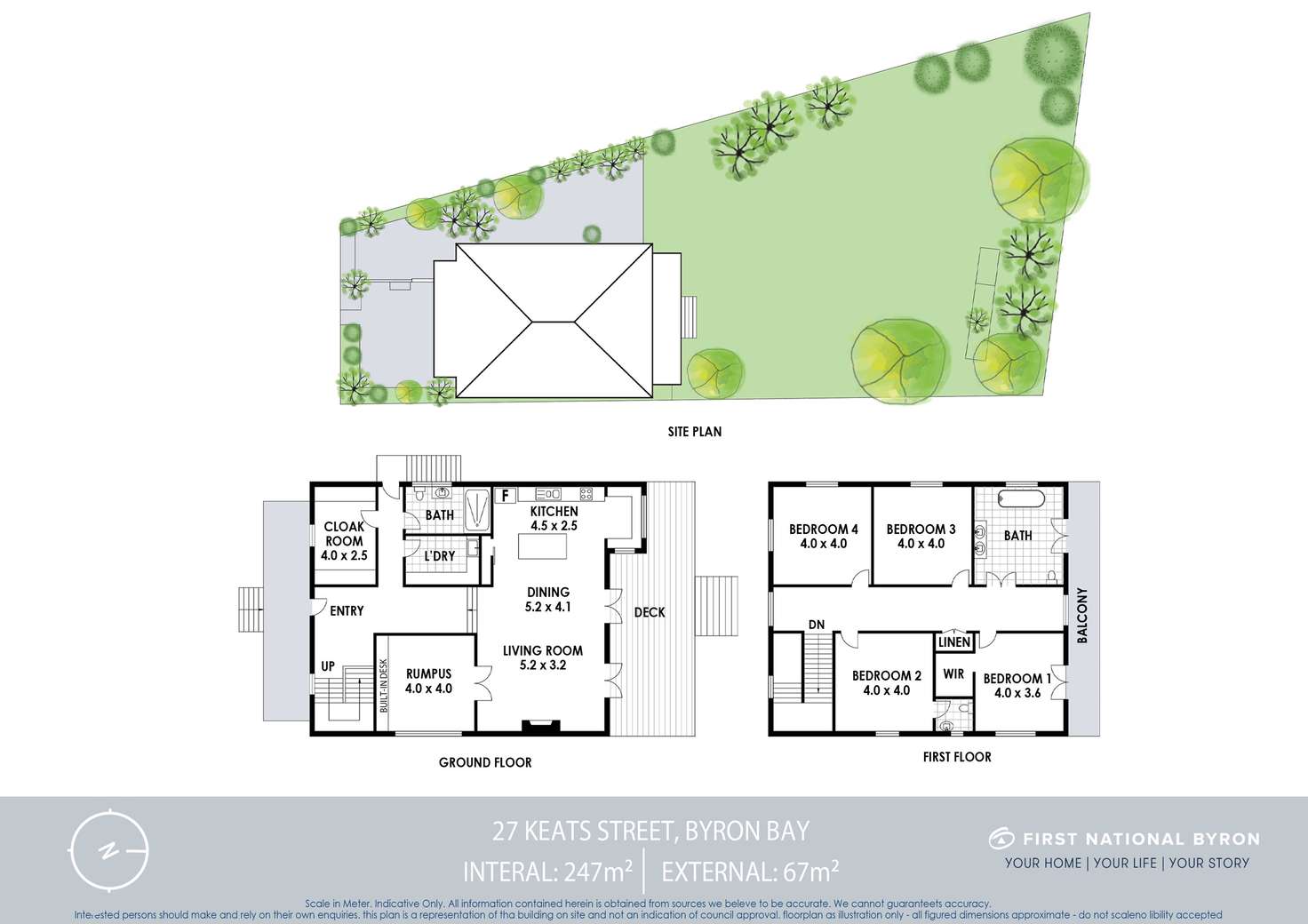 Floorplan of Homely house listing, 27 Keats Street, Byron Bay NSW 2481