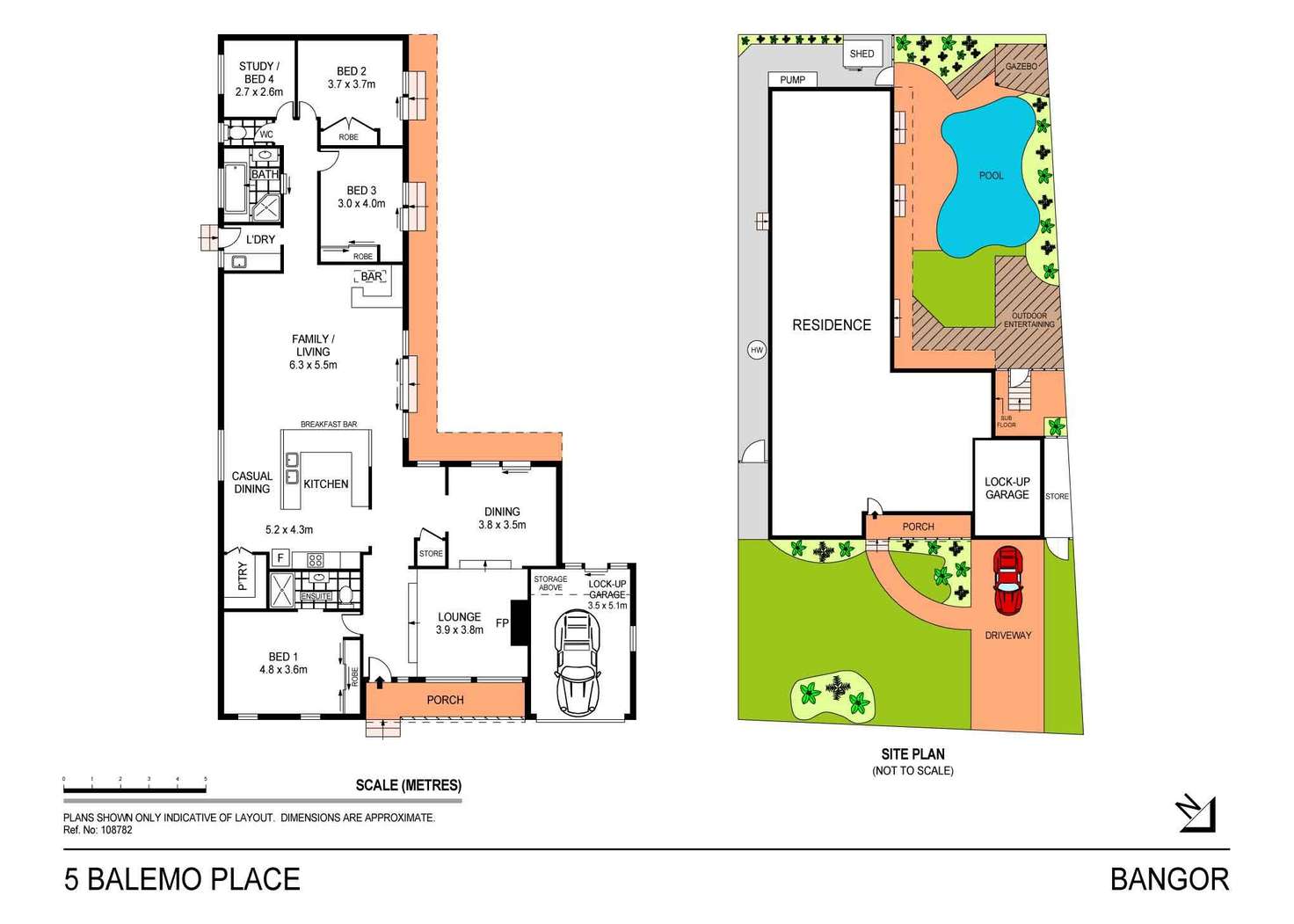 Floorplan of Homely house listing, 5 Balemo Place, Bangor NSW 2234