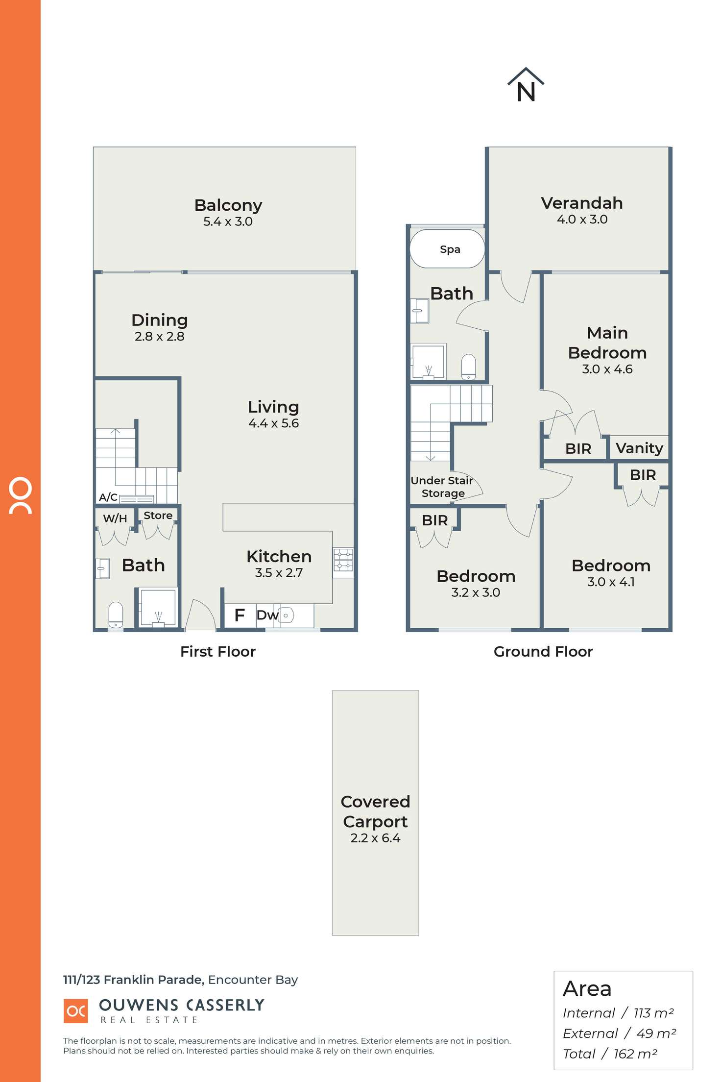 Floorplan of Homely house listing, 111/123 Franklin Parade, Encounter Bay SA 5211