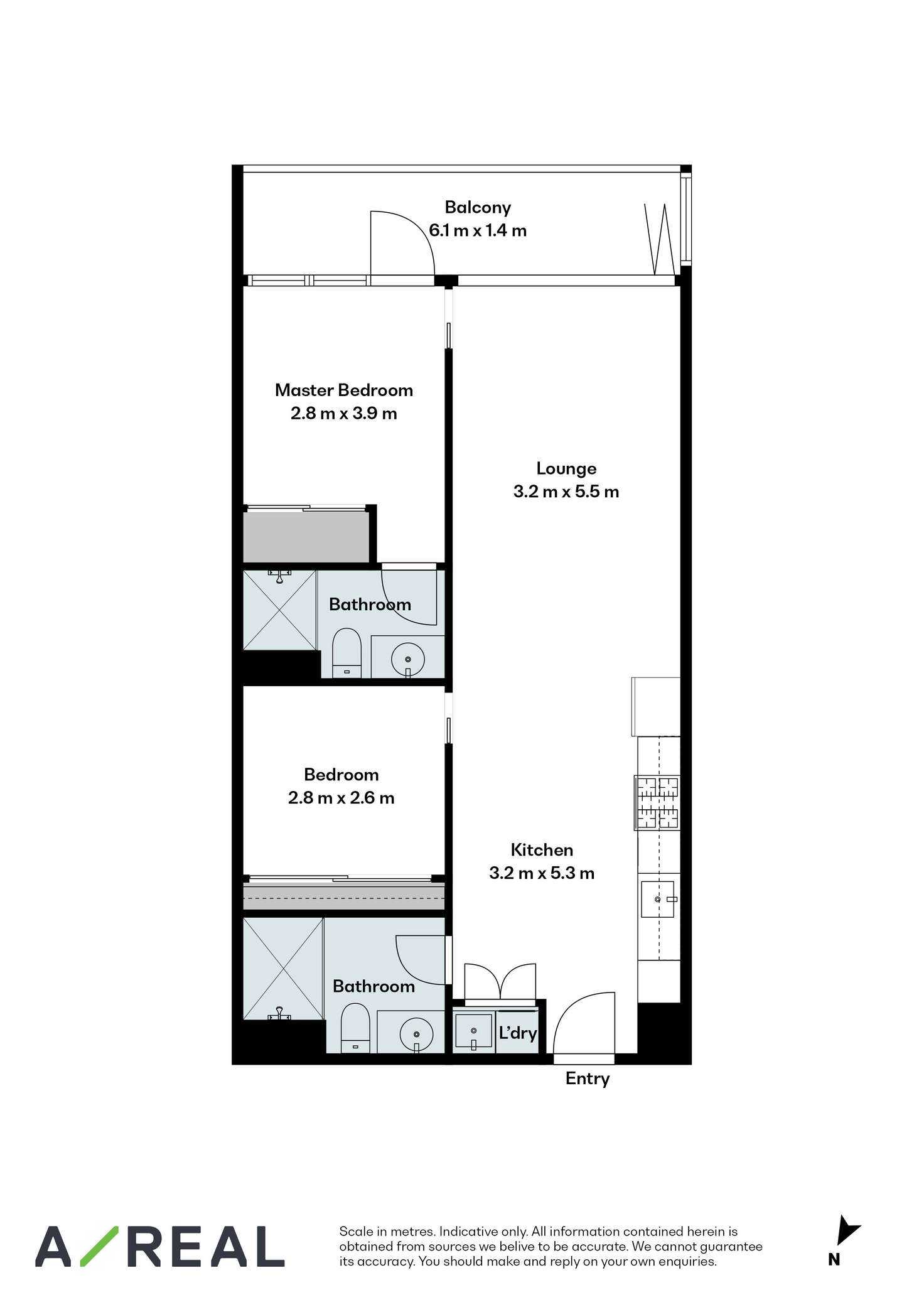 Floorplan of Homely unit listing, 404/120 A'beckett Street, Melbourne VIC 3000