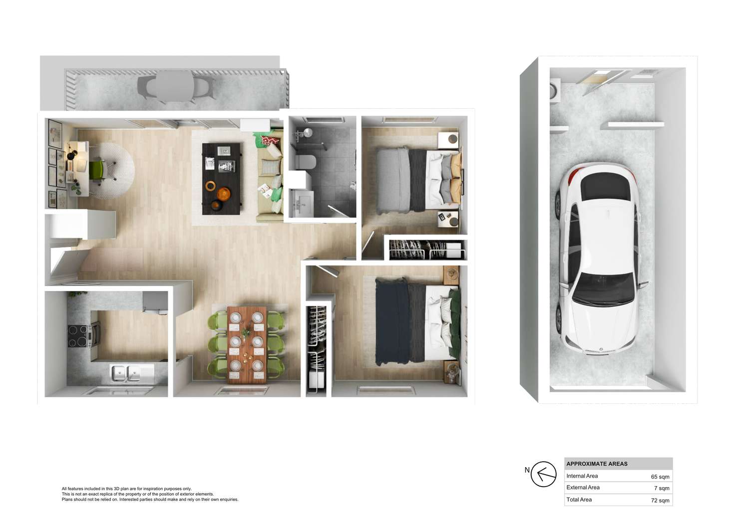 Floorplan of Homely unit listing, 2/14 Selwyn Street, Merewether NSW 2291