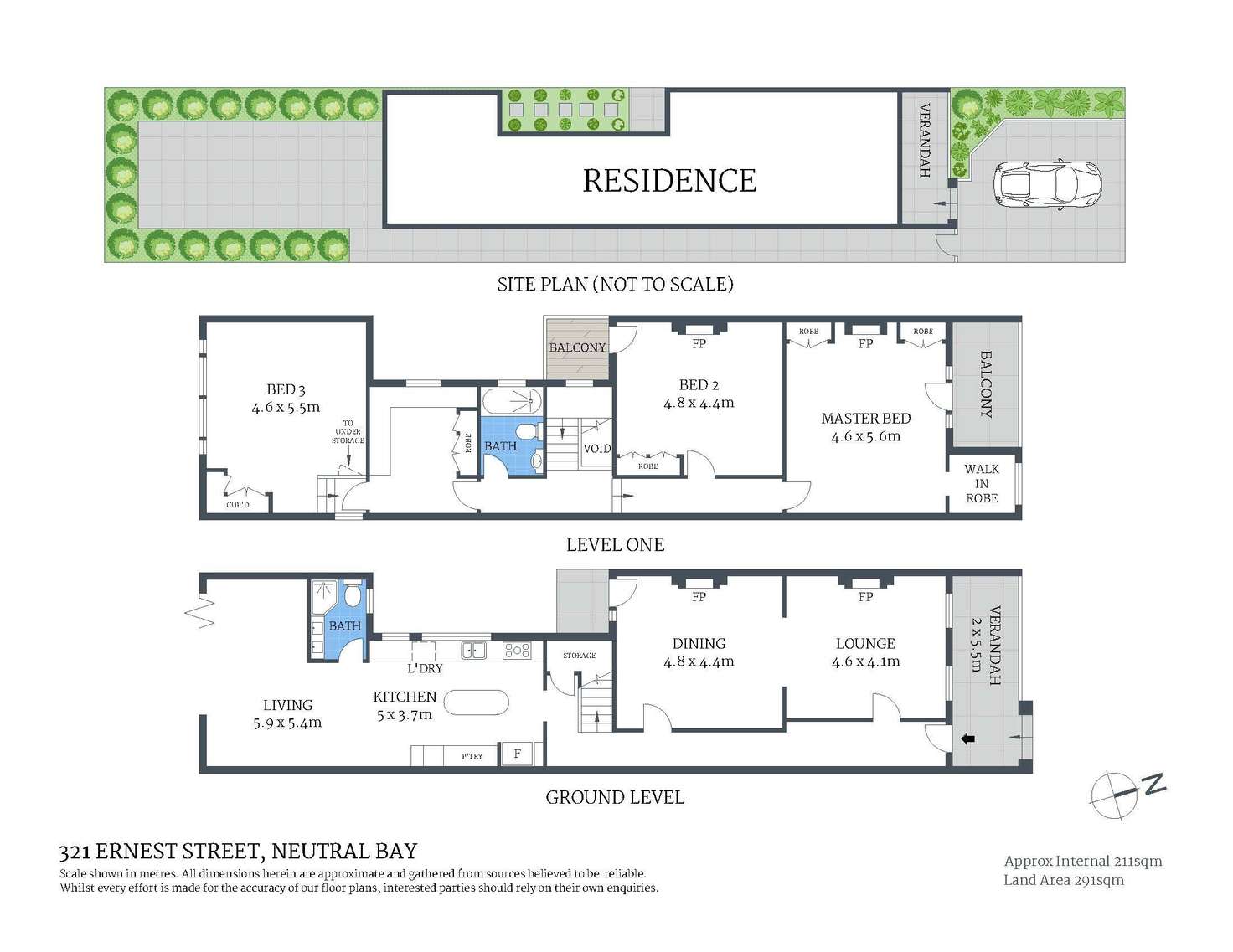 Floorplan of Homely house listing, 321 Ernest Street, Neutral Bay NSW 2089