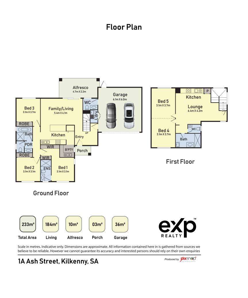 Floorplan of Homely house listing, 1A Ash Street, Kilkenny SA 5009