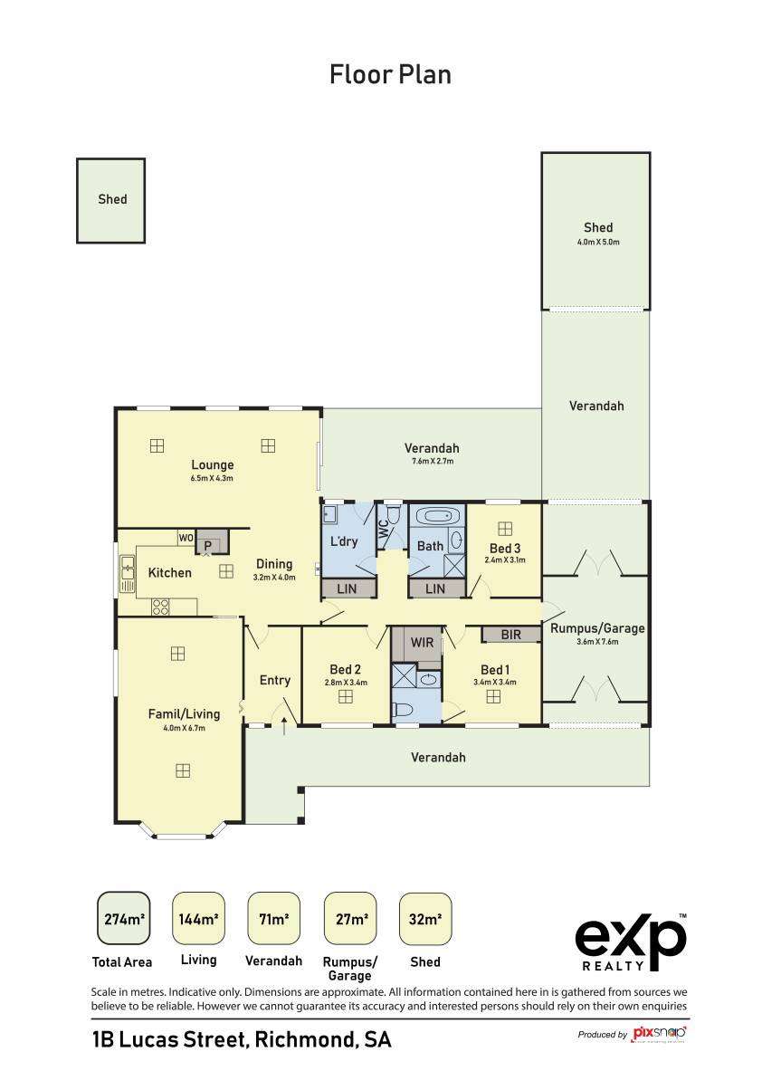 Floorplan of Homely house listing, 1B Lucas Street, Richmond SA 5033