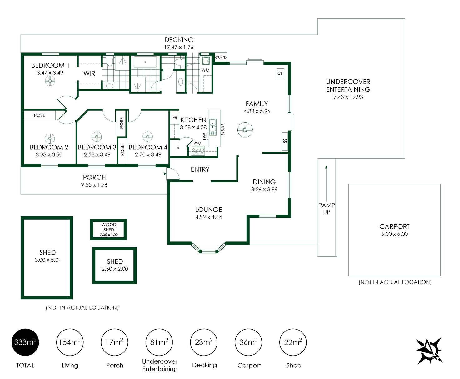 Floorplan of Homely house listing, 15 Sunningdale Court, Balhannah SA 5242