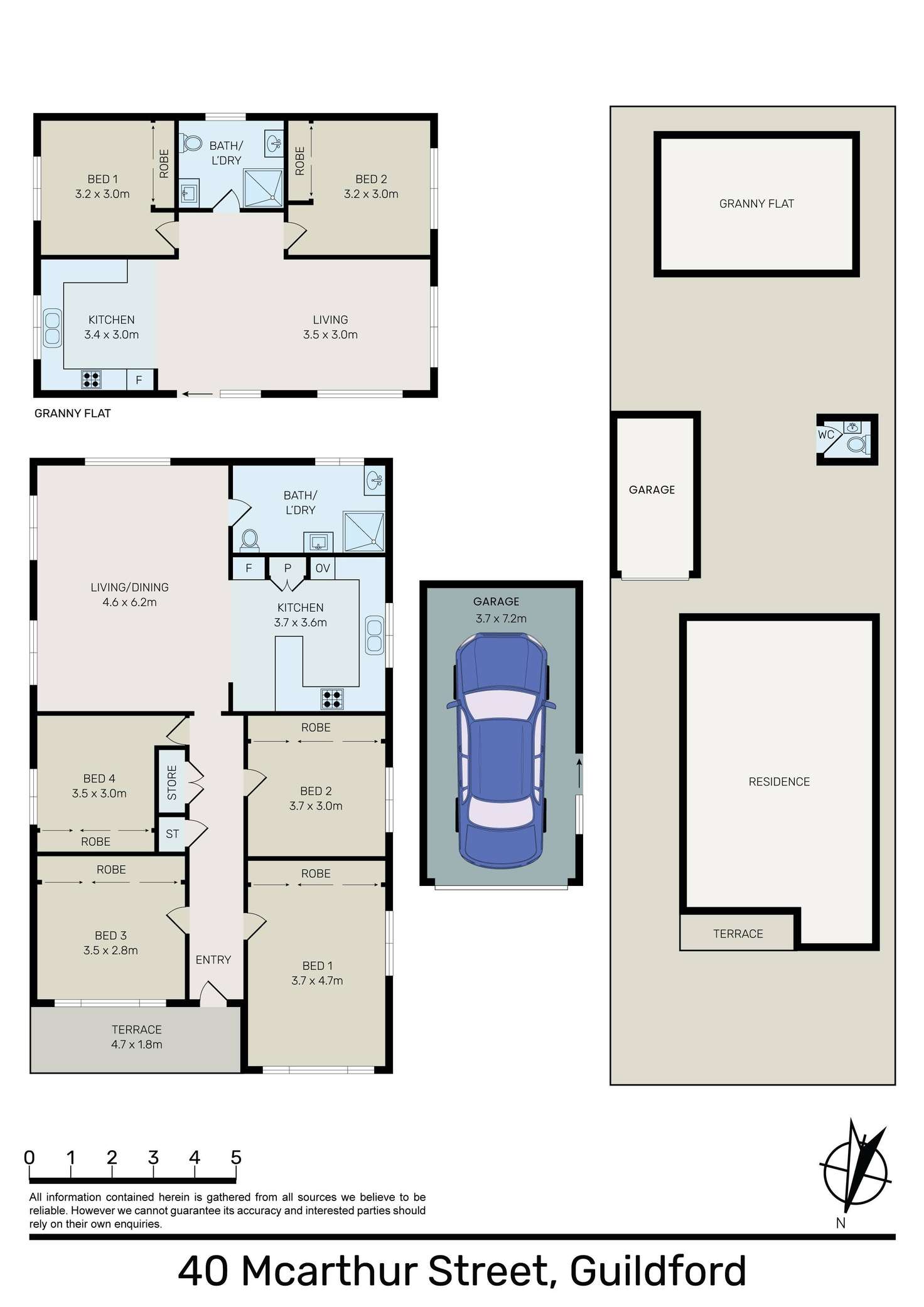 Floorplan of Homely house listing, 40 McArthur Street, Guildford NSW 2161