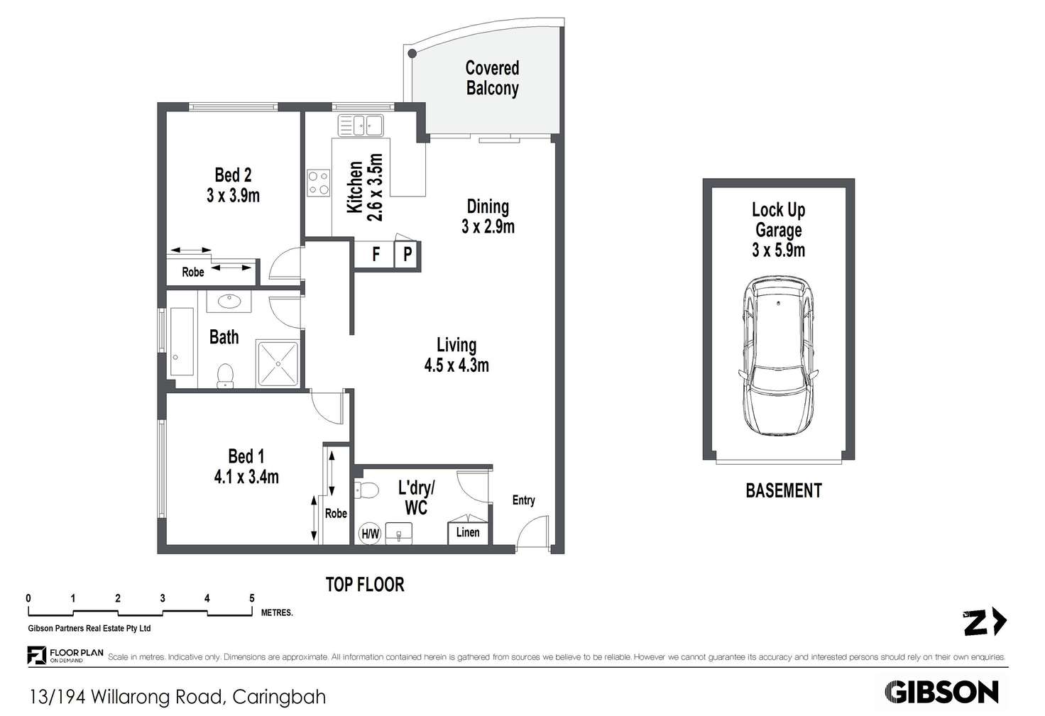 Floorplan of Homely unit listing, 13/194-198 Willarong Road, Caringbah NSW 2229