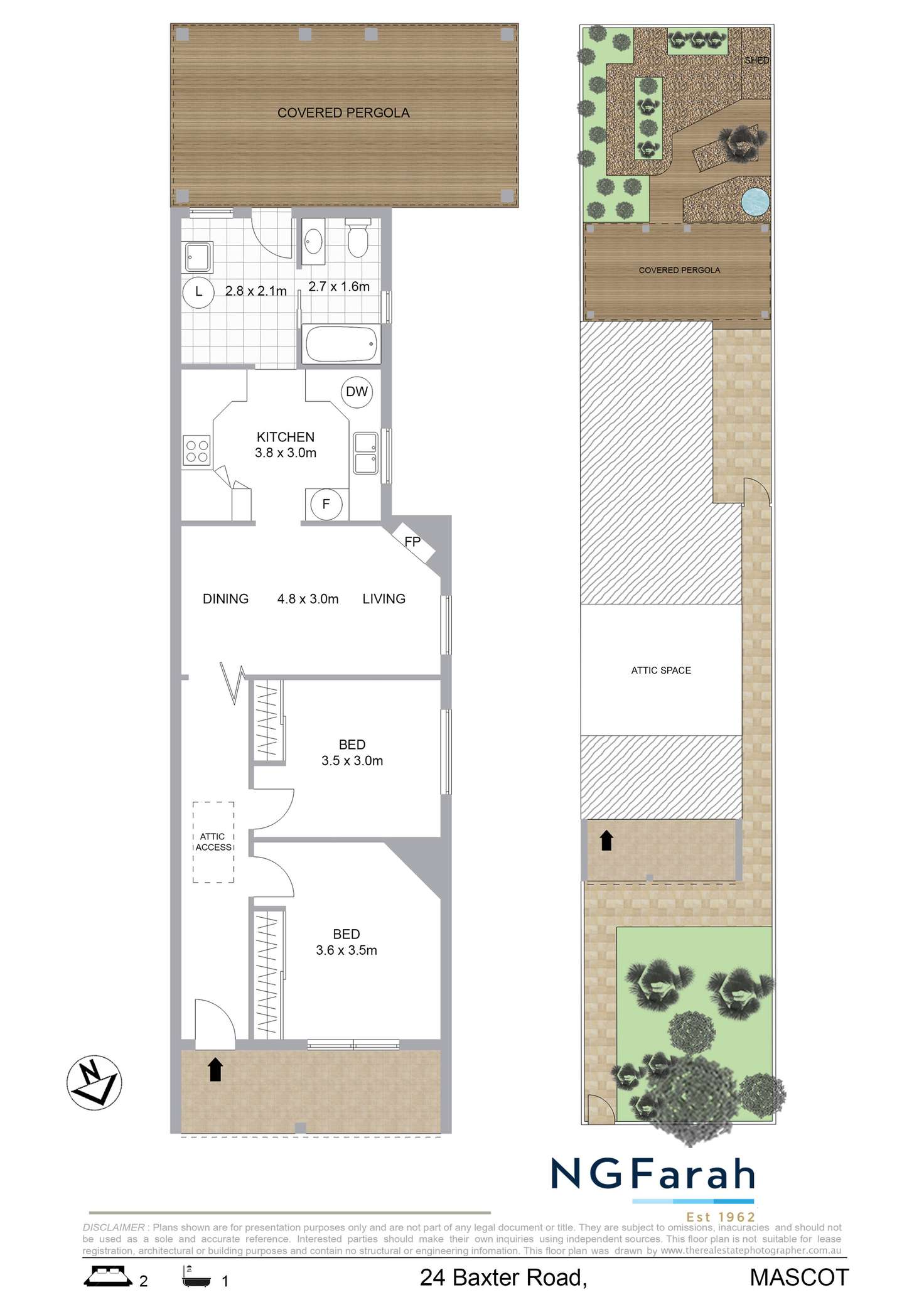 Floorplan of Homely house listing, 24 Baxter Road, Mascot NSW 2020