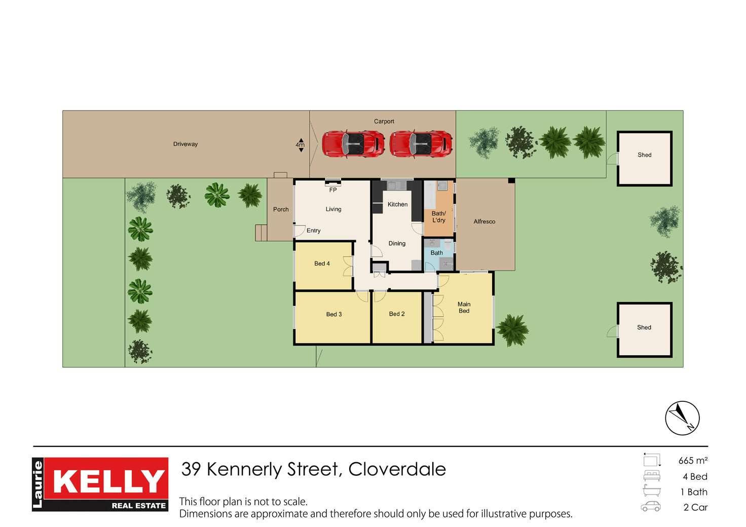 Floorplan of Homely house listing, 39 Kennerly Street, Cloverdale WA 6105