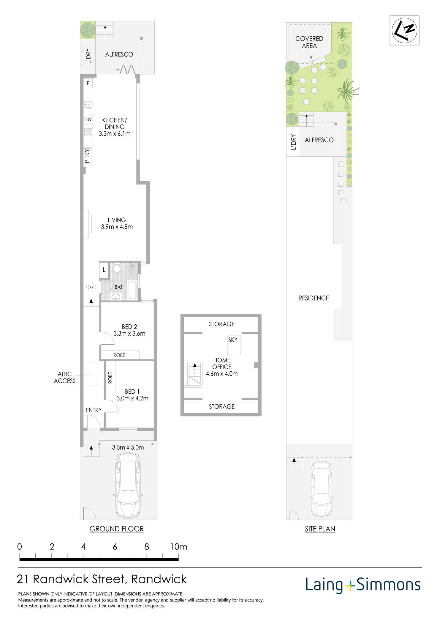 Floorplan of Homely semiDetached listing, 21 Randwick Street, Randwick NSW 2031
