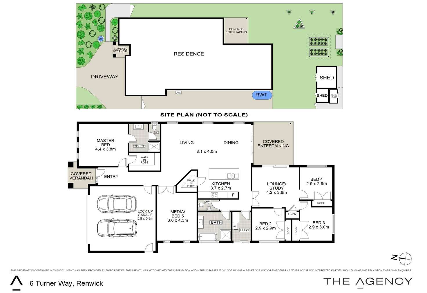 Floorplan of Homely house listing, 6 Turner Way, Renwick NSW 2575