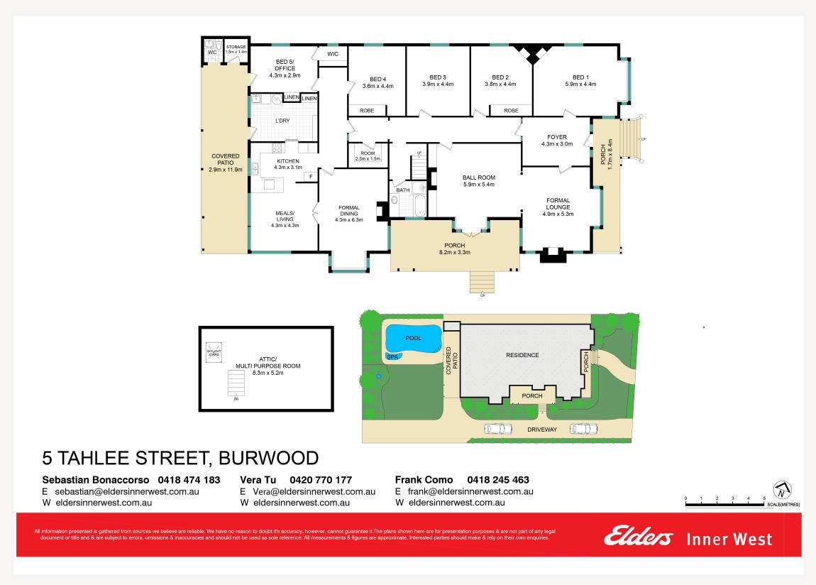 Floorplan of Homely house listing, 5 Tahlee Street, Burwood NSW 2134