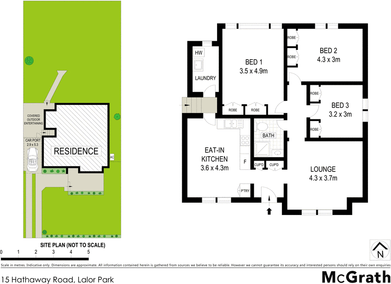 Floorplan of Homely house listing, 15 Hathaway Road, Lalor Park NSW 2147