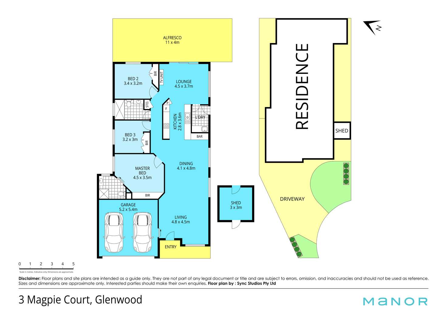 Floorplan of Homely house listing, 3 Magpie Court, Glenwood NSW 2768