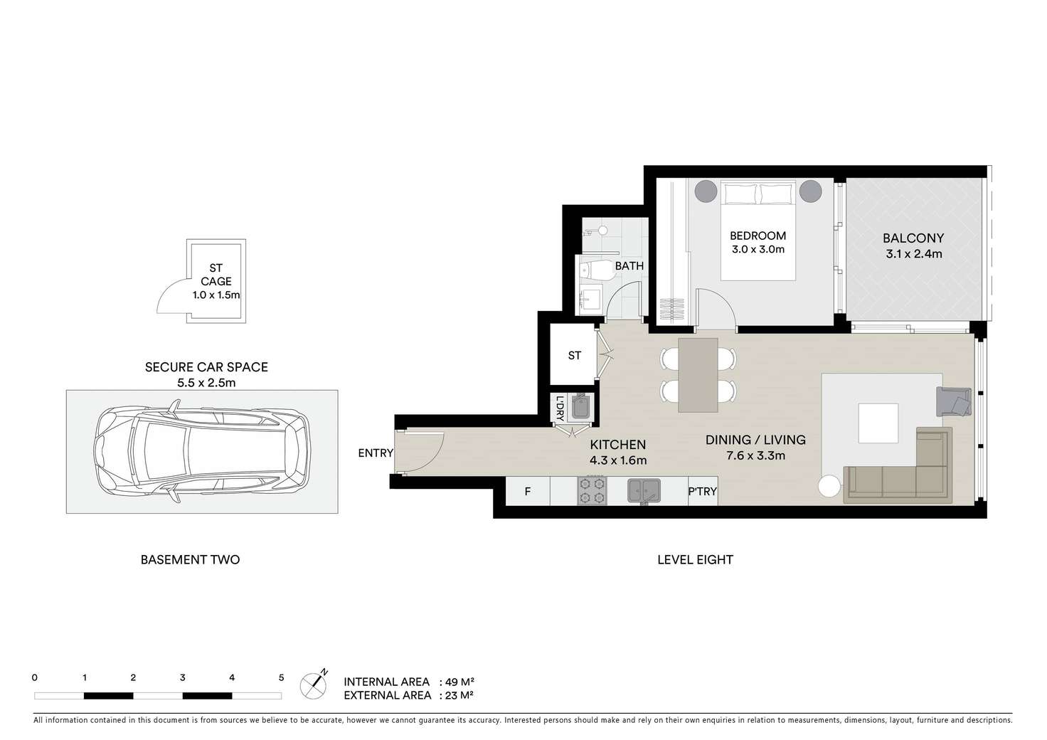 Floorplan of Homely unit listing, 802/3 Blake Street, Kogarah NSW 2217