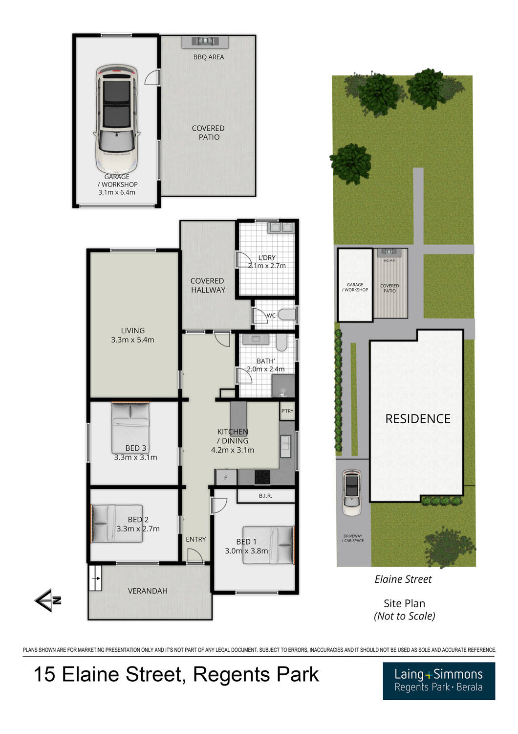 Floorplan of Homely house listing, 15 Elaine Street, Regents Park NSW 2143