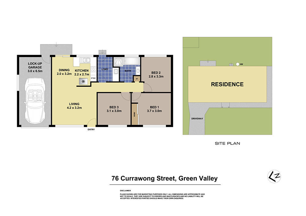 Floorplan of Homely house listing, 76 Currawong Street, Green Valley NSW 2168