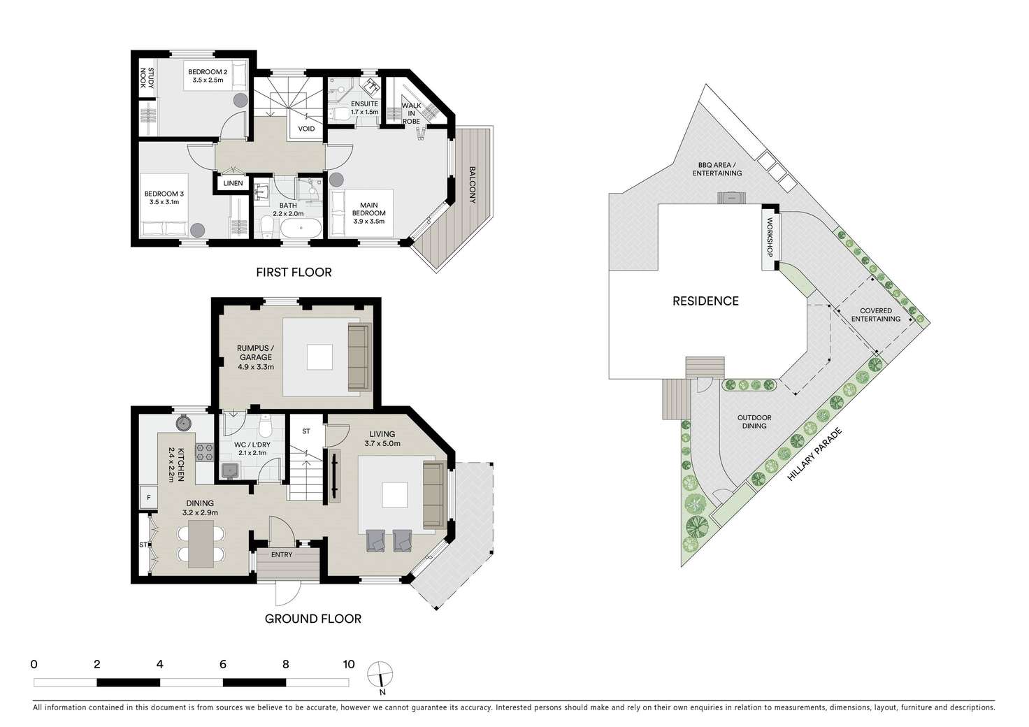 Floorplan of Homely townhouse listing, 3/12 Oxley Street, Matraville NSW 2036