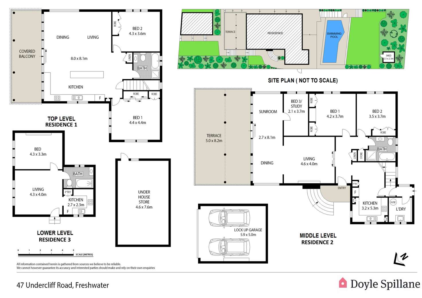 Floorplan of Homely house listing, 47 Undercliff Road, Freshwater NSW 2096