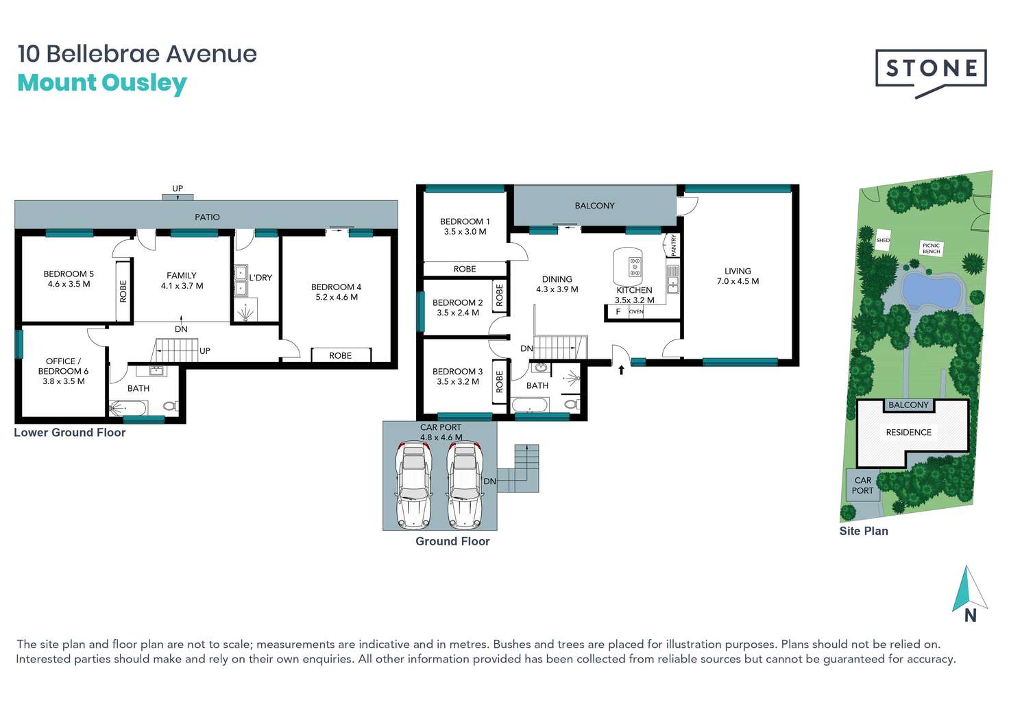 Floorplan of Homely house listing, 10 Bellebrae Avenue, Mount Ousley NSW 2519