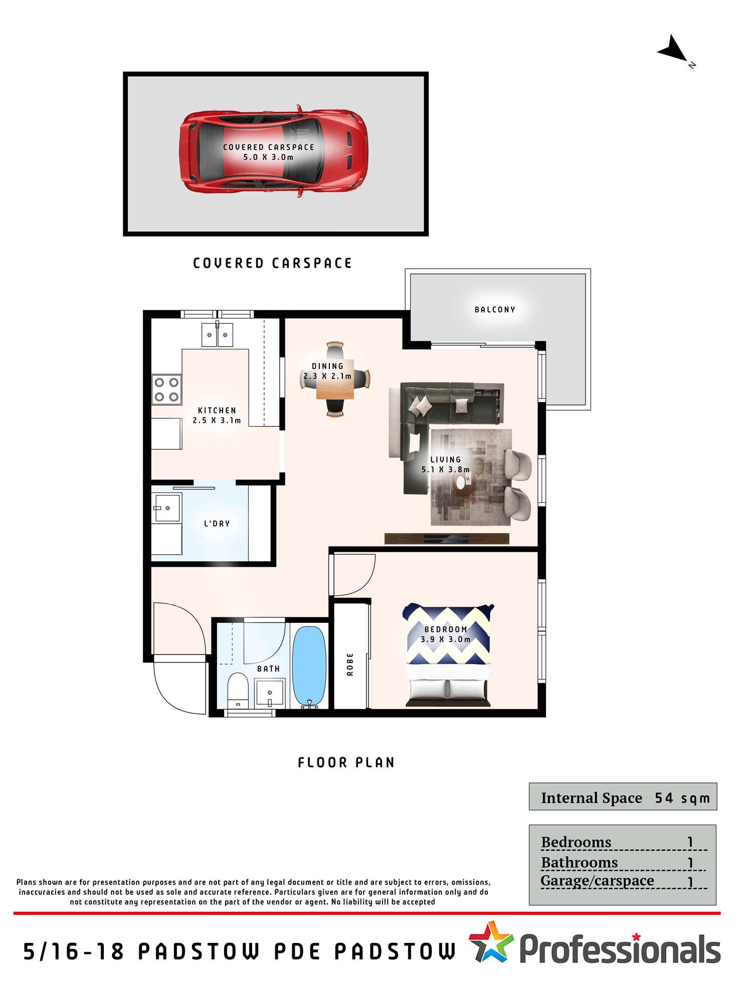 Floorplan of Homely apartment listing, 5/16-18 Padstow Parade, Padstow NSW 2211