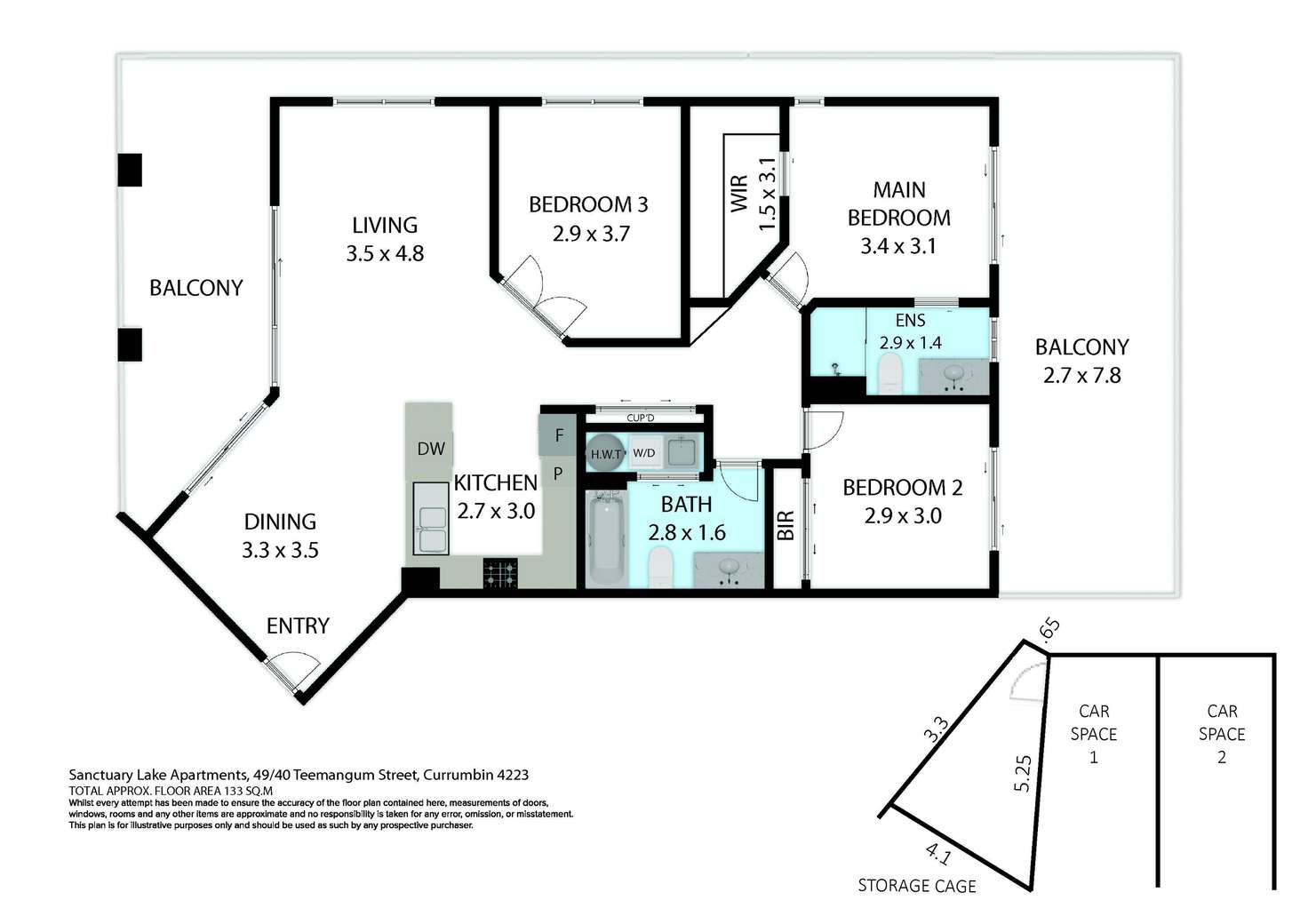 Floorplan of Homely unit listing, 49/40 Teemangum Street, Currumbin QLD 4223