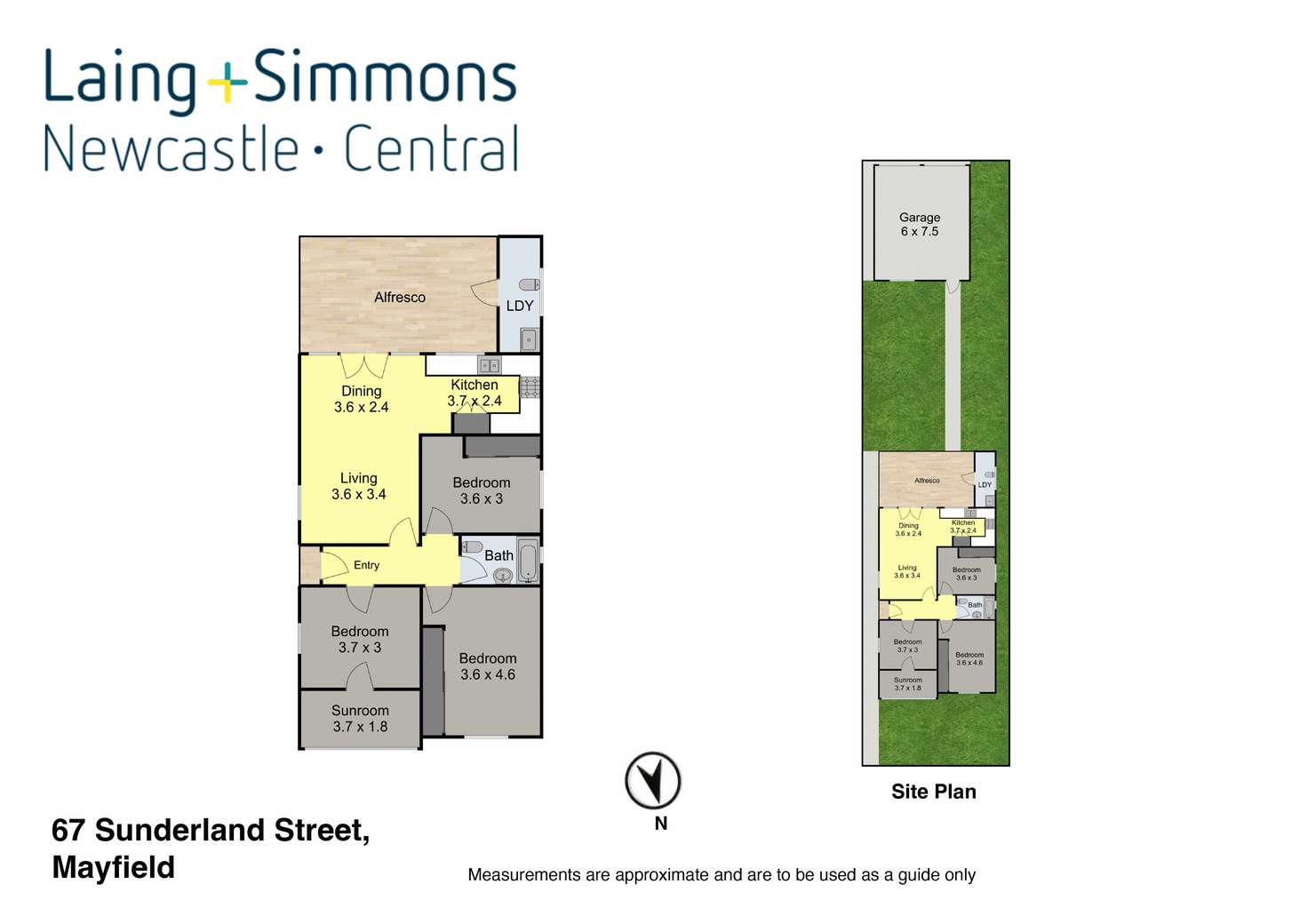 Floorplan of Homely house listing, 67 Sunderland Street, Mayfield NSW 2304
