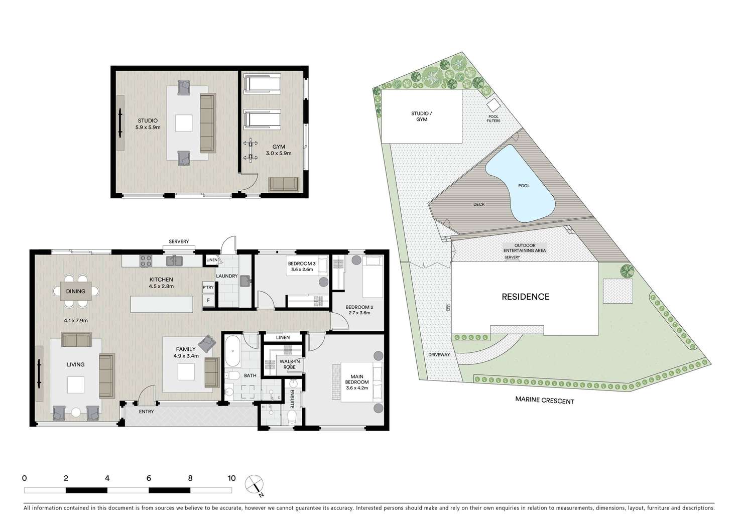 Floorplan of Homely house listing, 5 Marine Crescent, Hornsby Heights NSW 2077