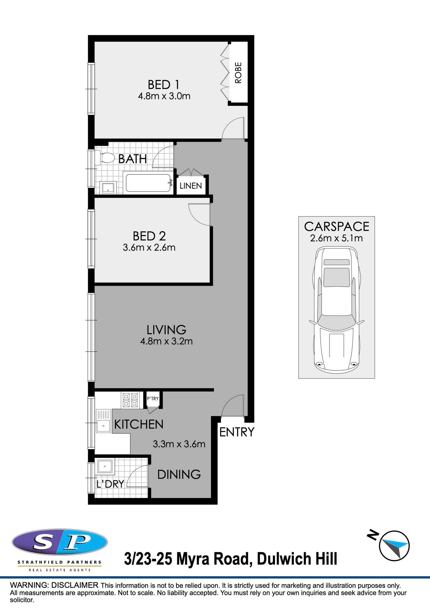 Floorplan of Homely apartment listing, 3/23-25 Myra Road, Dulwich Hill NSW 2203