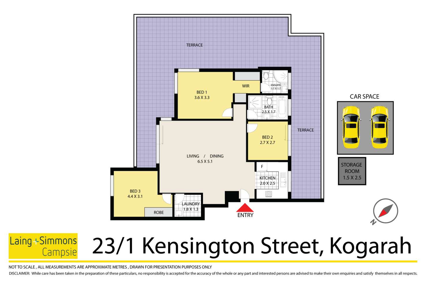 Floorplan of Homely apartment listing, 23/1 Kensington Street, Kogarah NSW 2217
