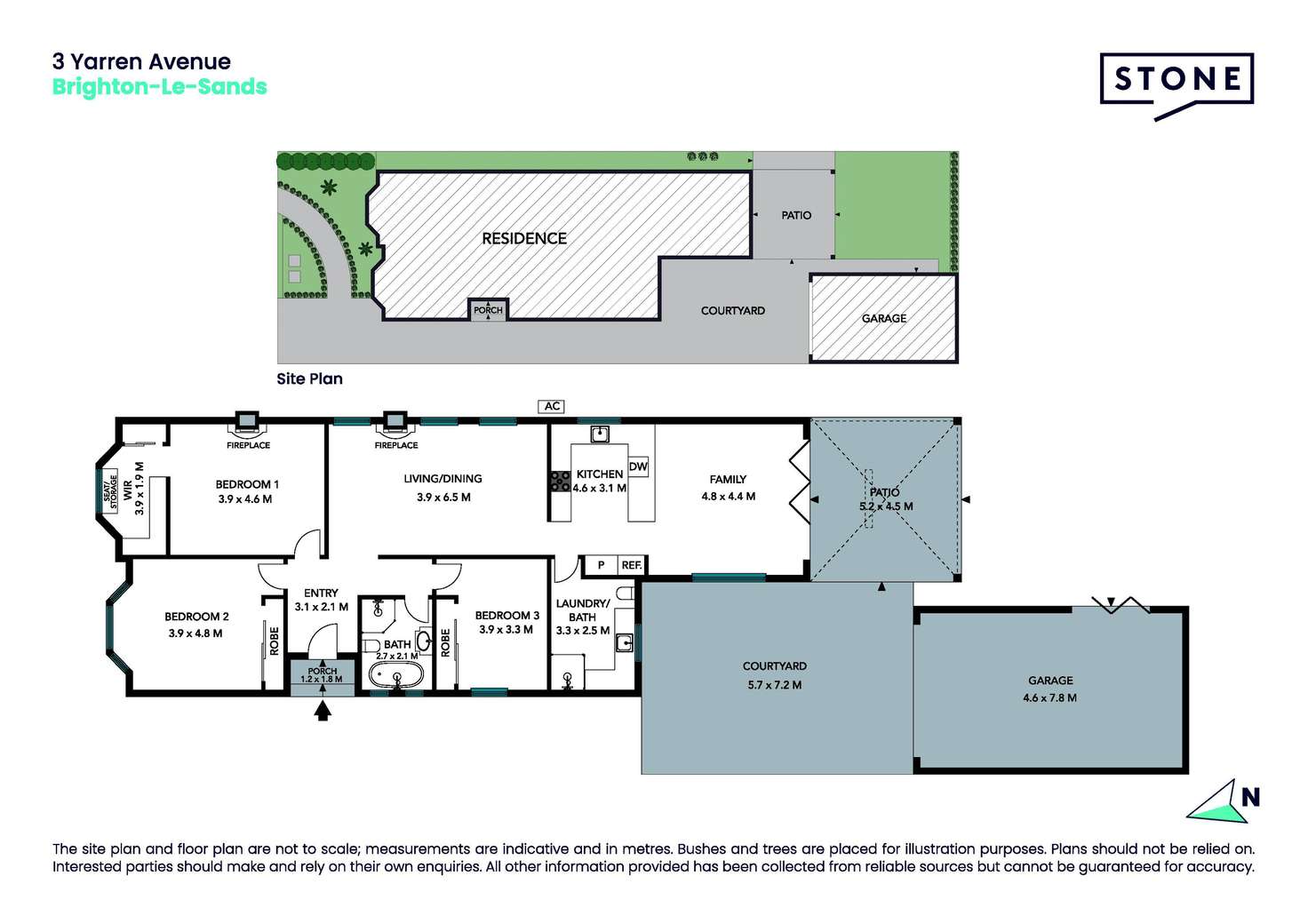Floorplan of Homely house listing, 3 Yarren Avenue, Brighton-Le-Sands NSW 2216