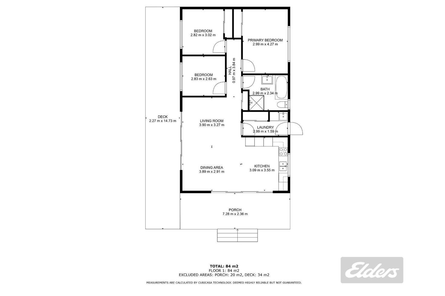 Floorplan of Homely house listing, 16 Heaviside Street, Neerdie QLD 4570