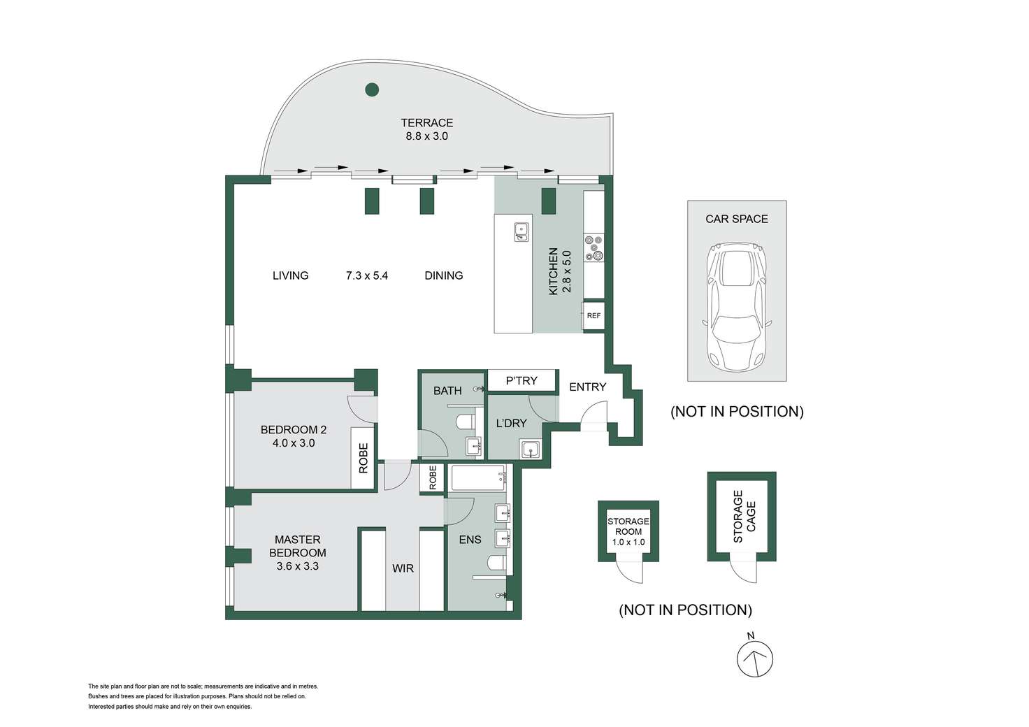 Floorplan of Homely apartment listing, 802/118 Alfred Street South, Milsons Point NSW 2061