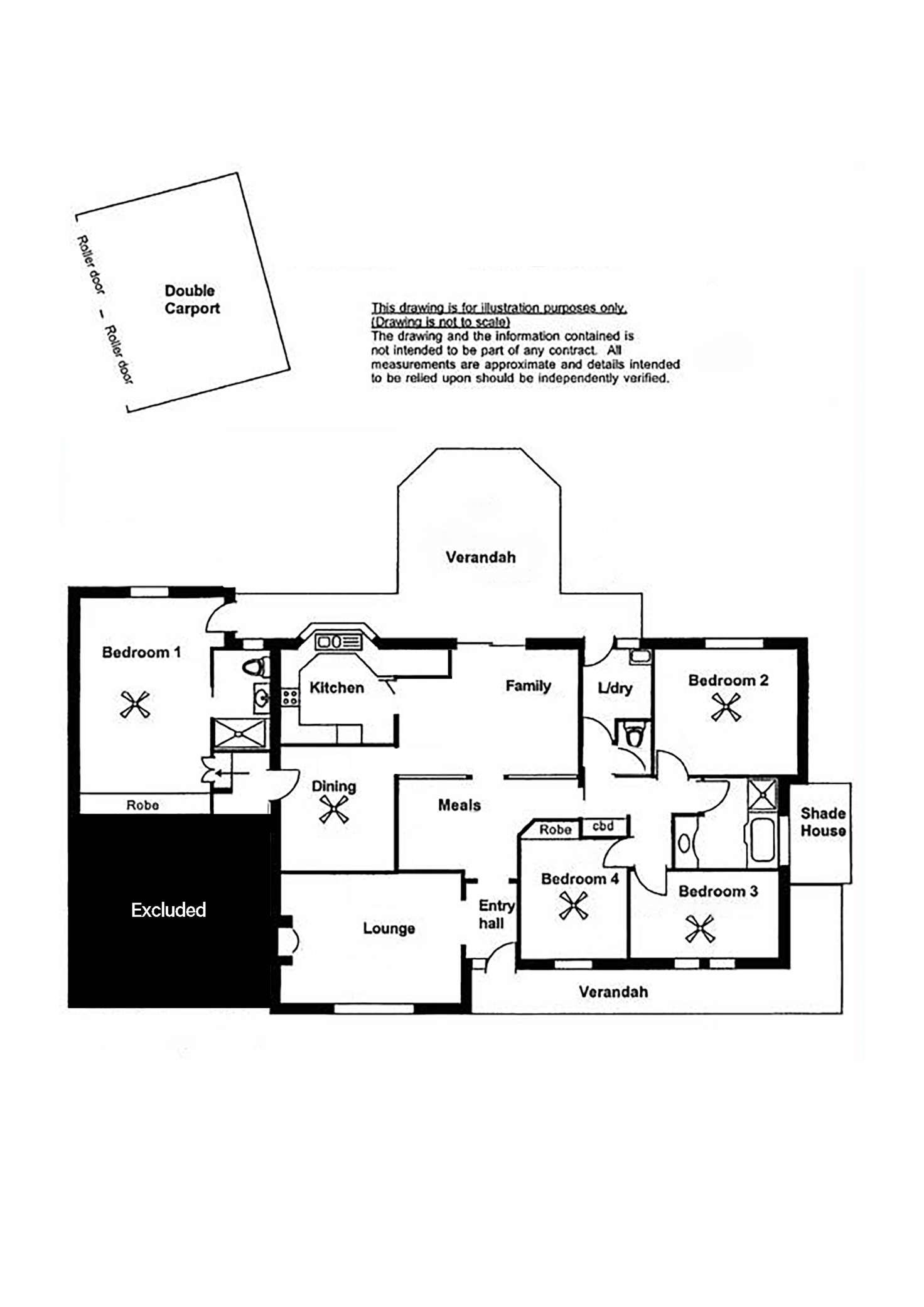 Floorplan of Homely house listing, 1 Tawny Court, Aberfoyle Park SA 5159
