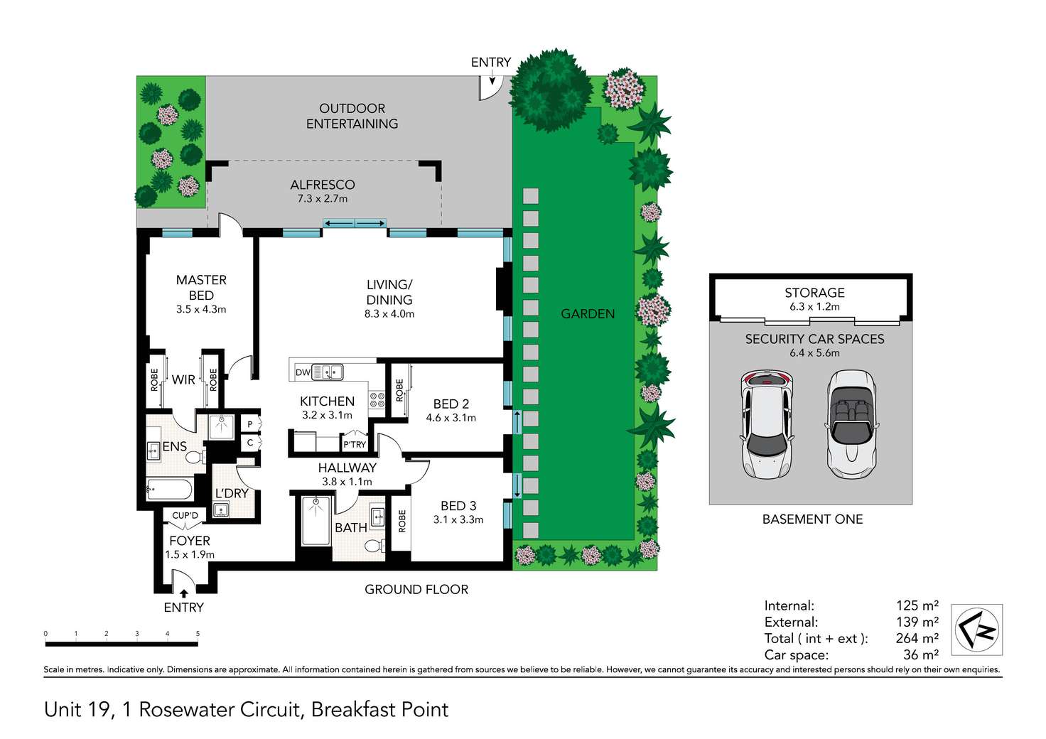 Floorplan of Homely apartment listing, 19/1 Rosewater Circuit, Breakfast Point NSW 2137