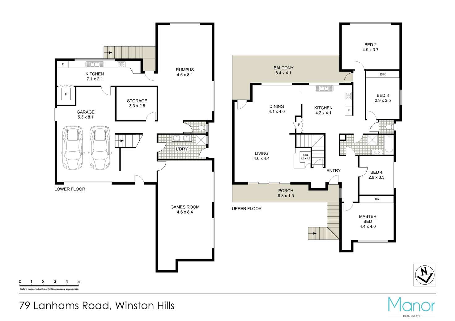 Floorplan of Homely house listing, 79 Lanhams Road, Winston Hills NSW 2153