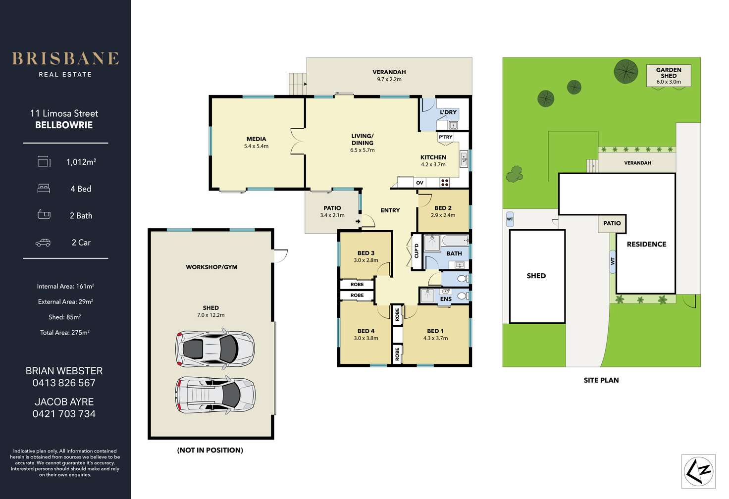 Floorplan of Homely house listing, 11 Limosa Street, Bellbowrie QLD 4070
