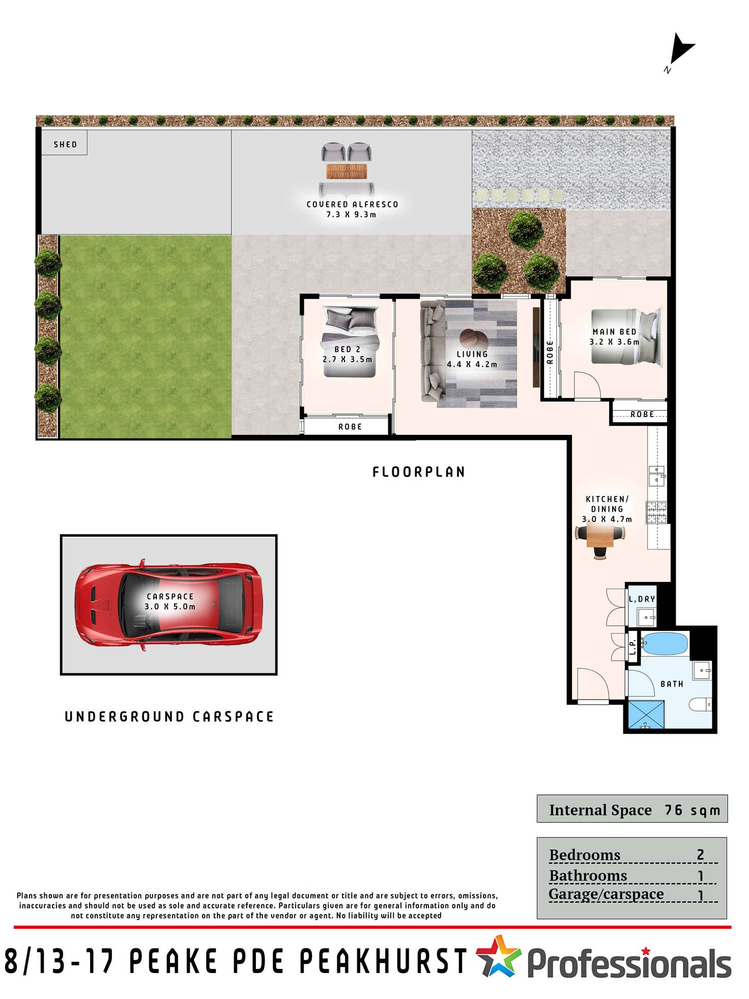 Floorplan of Homely unit listing, 8/13-17 Peake Parade, Peakhurst NSW 2210