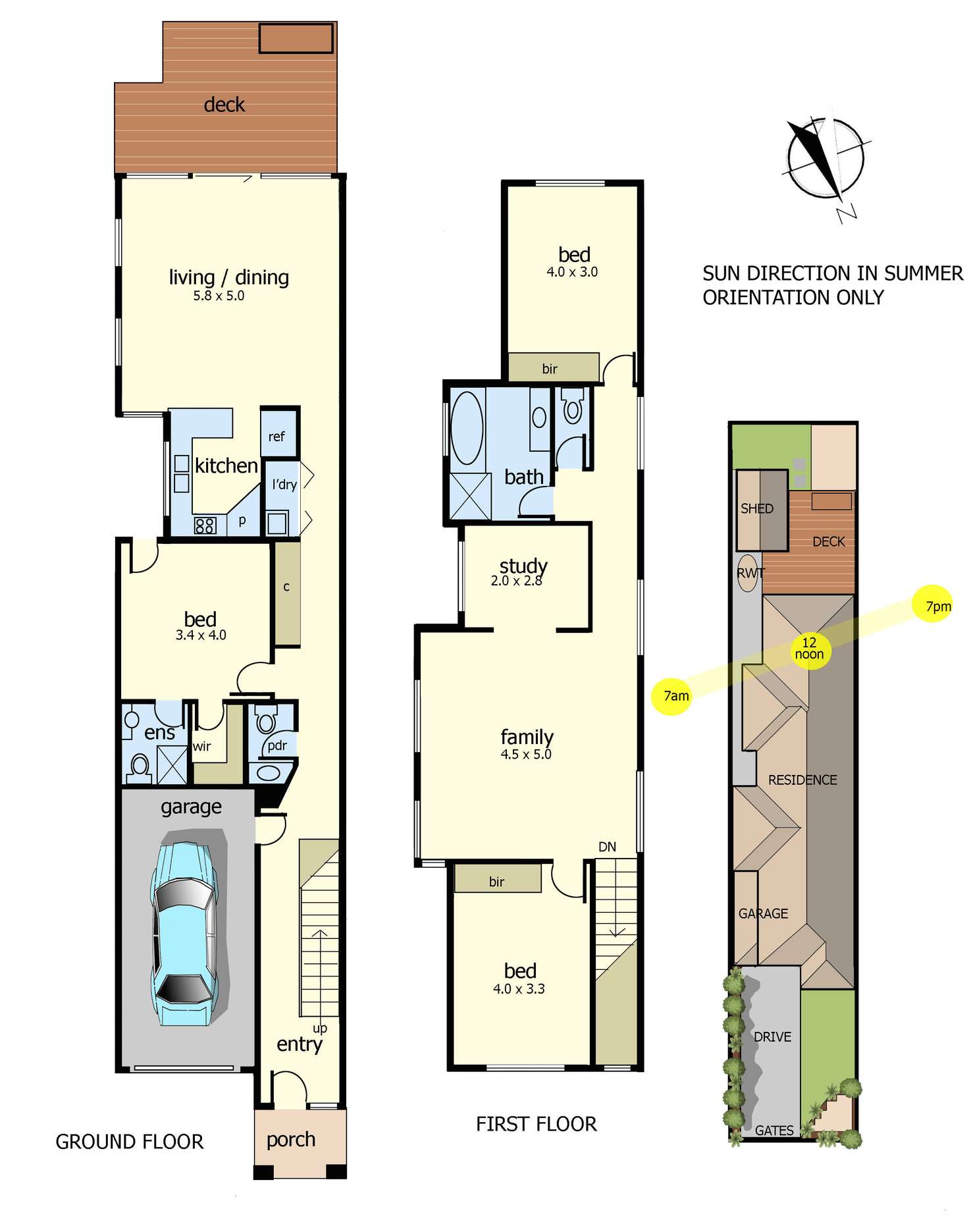 Floorplan of Homely townhouse listing, 26A Bardia Avenue, Seaford VIC 3198