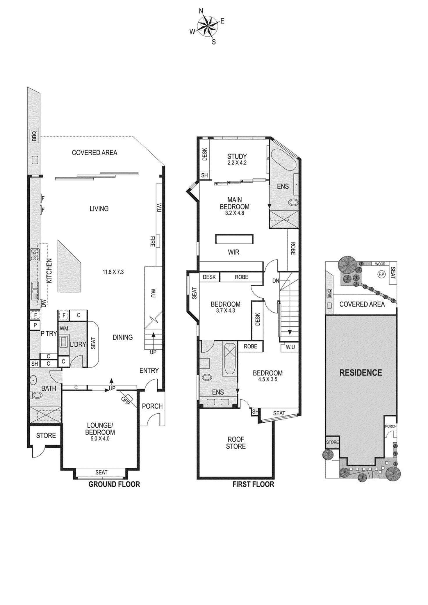 Floorplan of Homely house listing, 17 Bellevue Street, Richmond VIC 3121