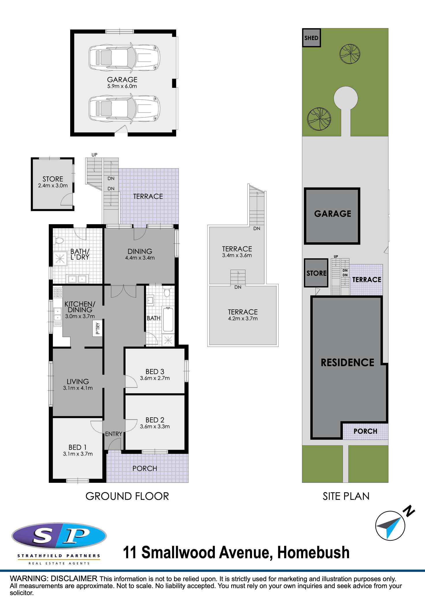 Floorplan of Homely house listing, 11 Smallwood Avenue, Homebush NSW 2140
