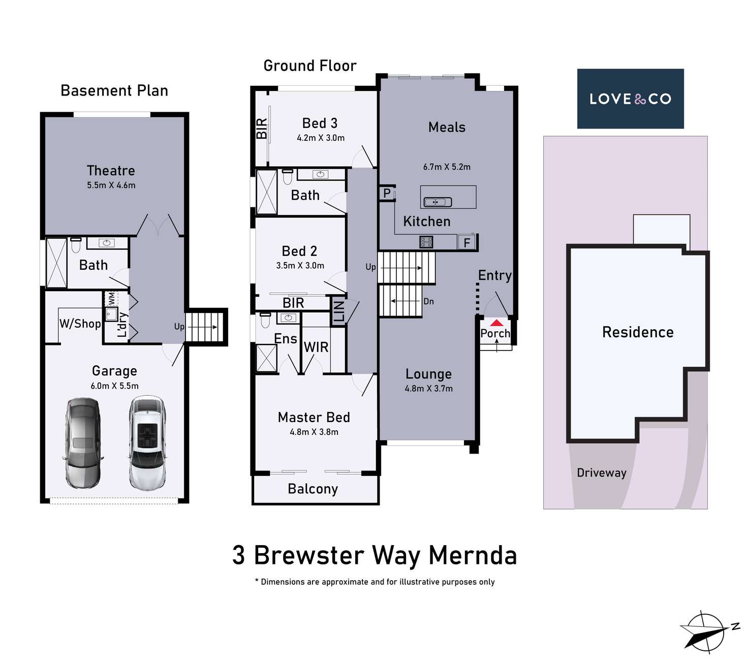 Floorplan of Homely house listing, 3 Brewster Way, Mernda VIC 3754