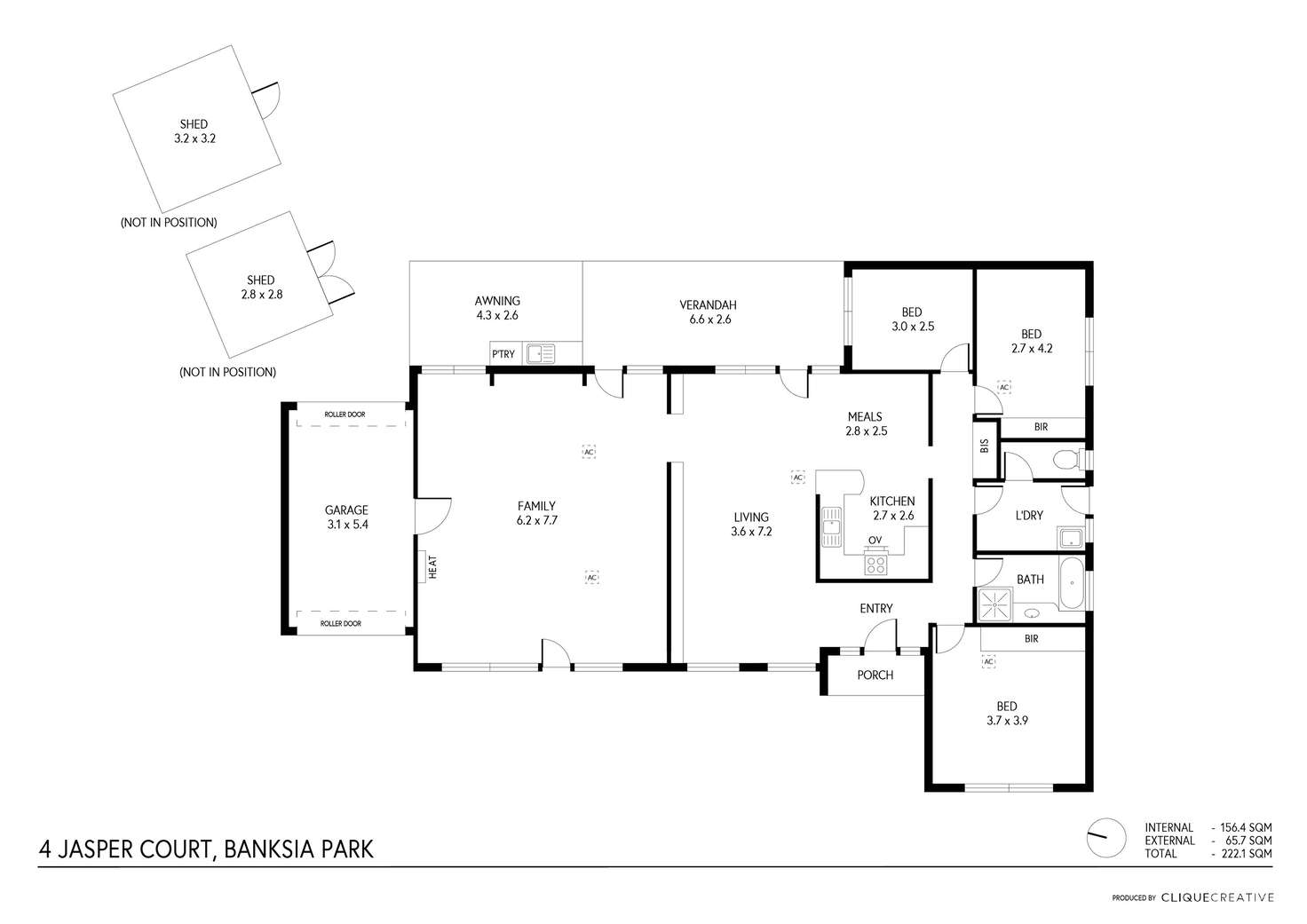 Floorplan of Homely house listing, 4 Jasper Court, Banksia Park SA 5091