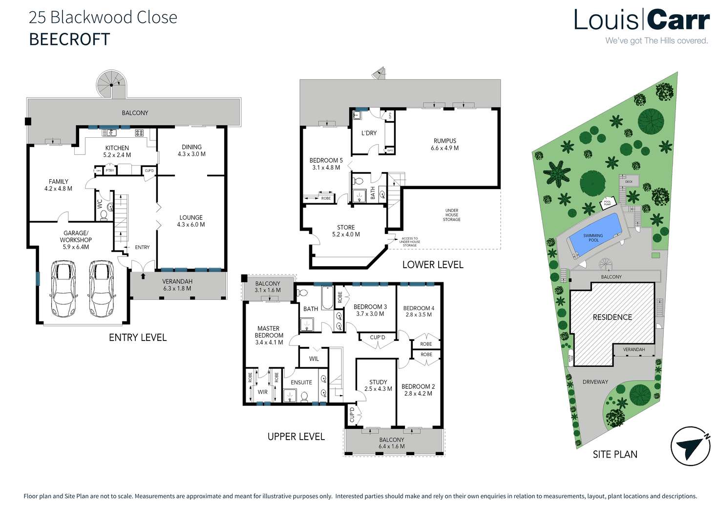 Floorplan of Homely house listing, 25 Blackwood Close, Beecroft NSW 2119