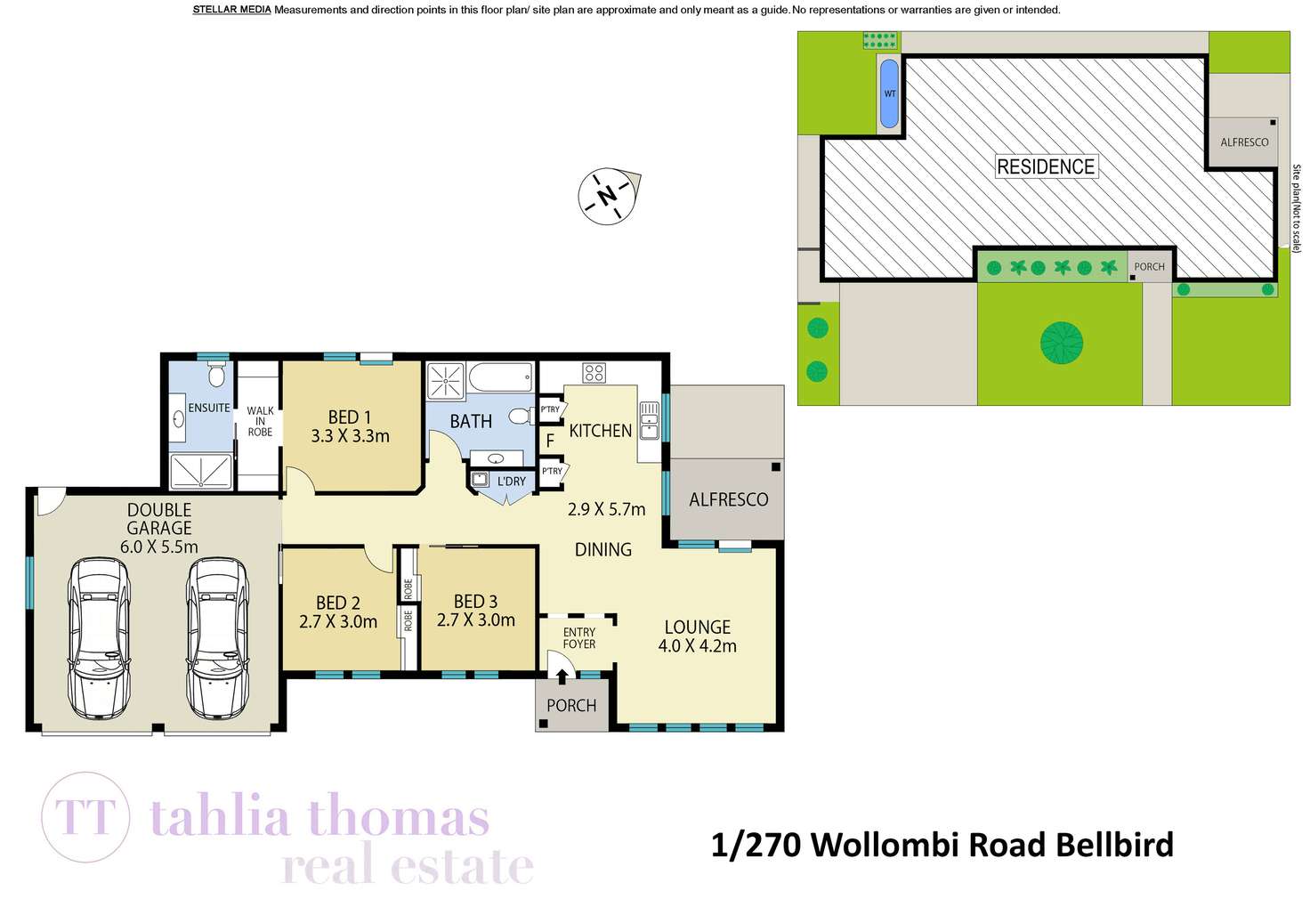 Floorplan of Homely villa listing, 1/270 Wollombi Road, Bellbird NSW 2325