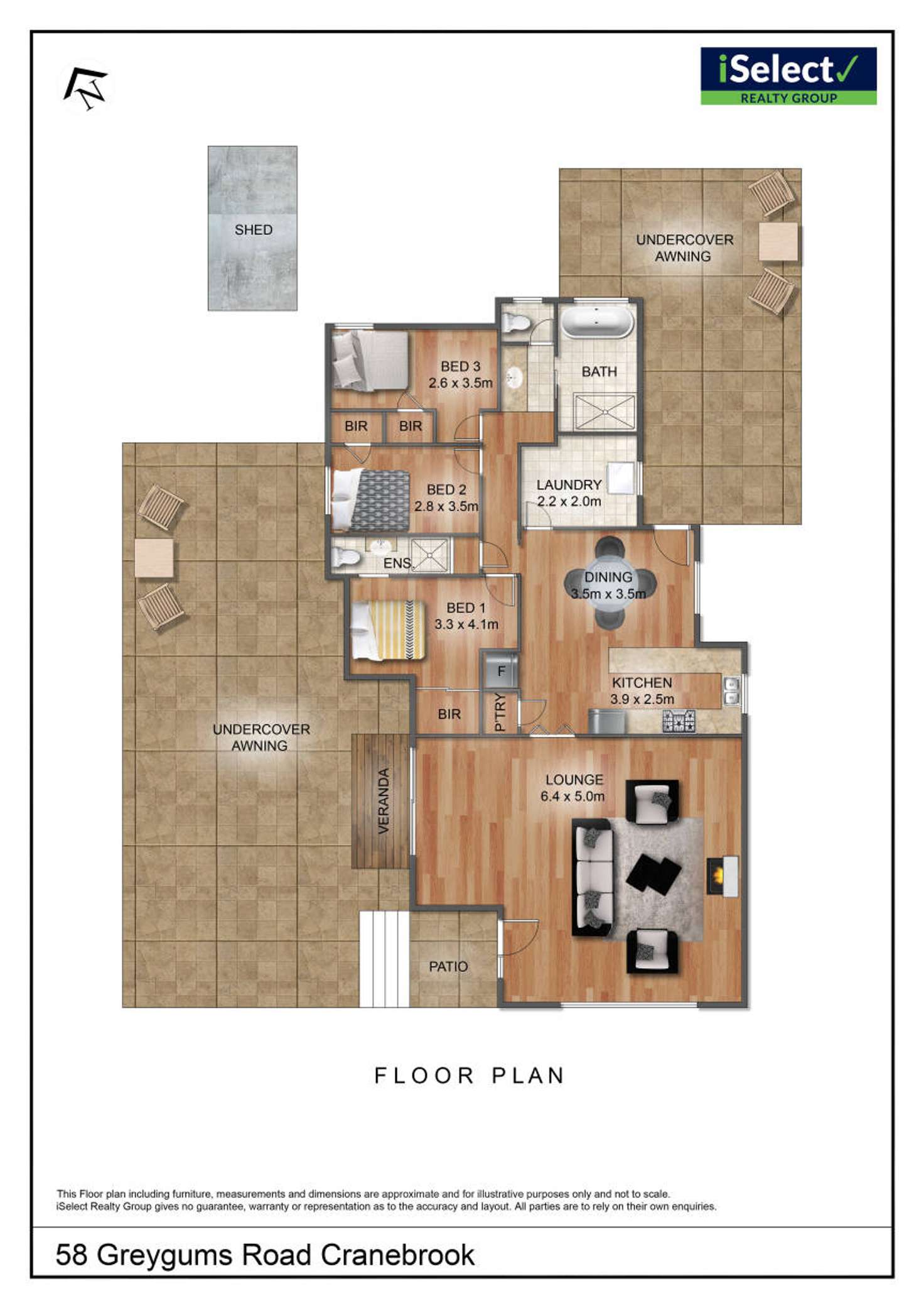 Floorplan of Homely house listing, 58 Greygums Road, Cranebrook NSW 2749